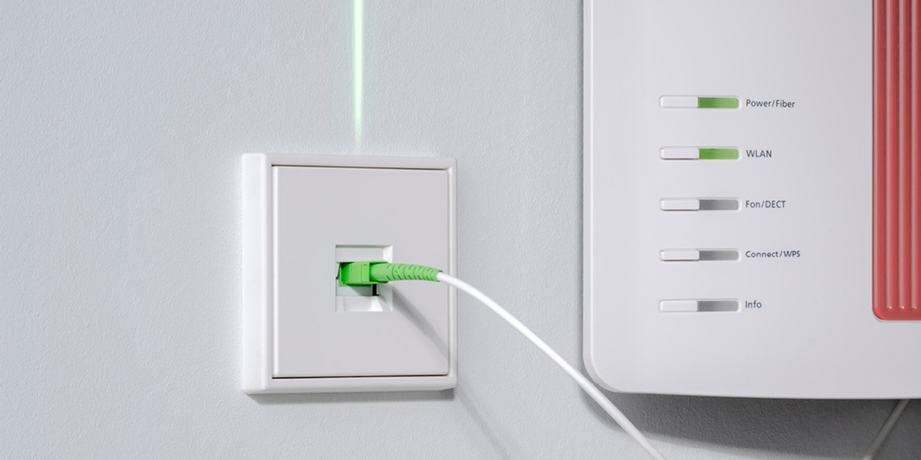 Die neuen Glasfaser-Anschlussdosen bei Elektrotechnik Martin Lübke in Erxleben